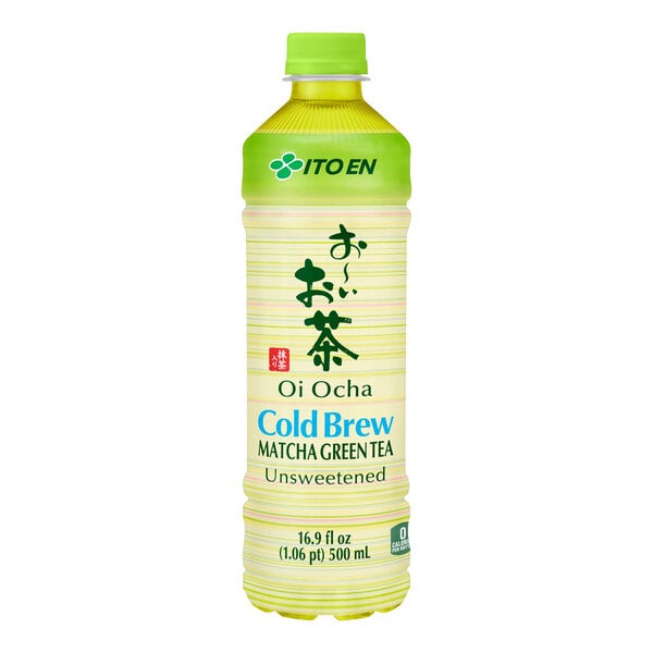 Ito En Oi Ocha Cold Brew Matcha Green Iced Tea 16.9 fl. oz. - 12/Case