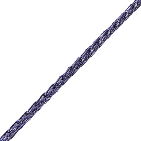 Italian Metallic Indigo Crochet Chain - 0.125"