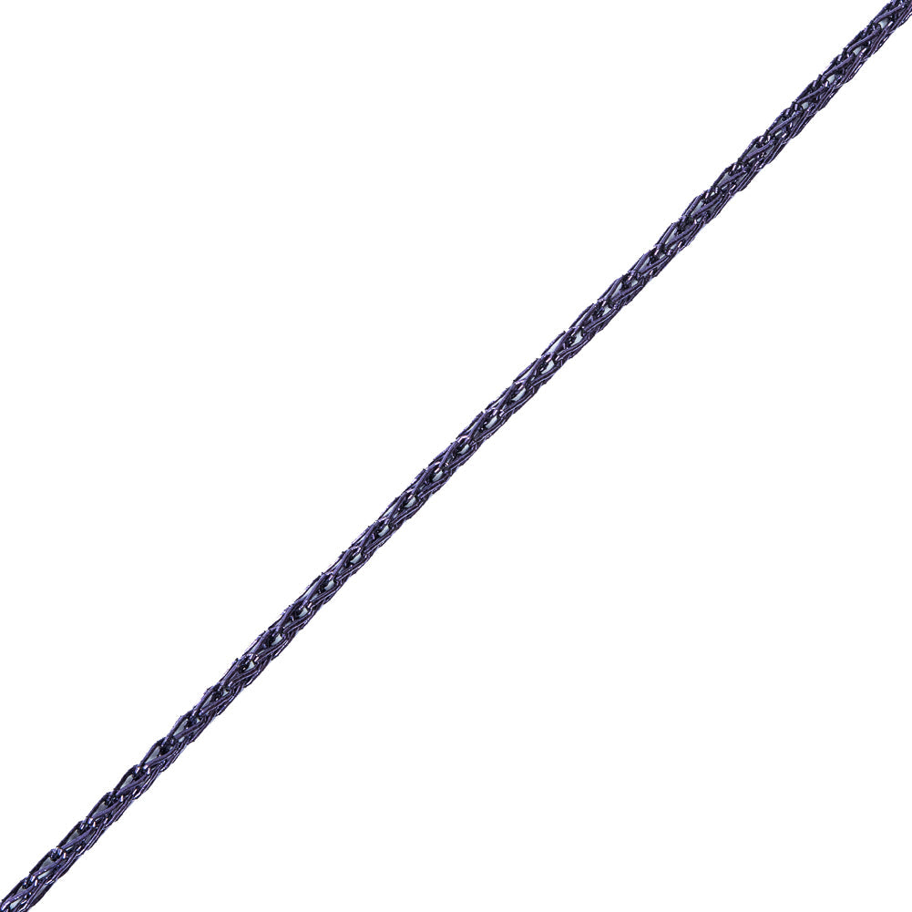 Italian Metallic Indigo Crochet Chain - 0.125"