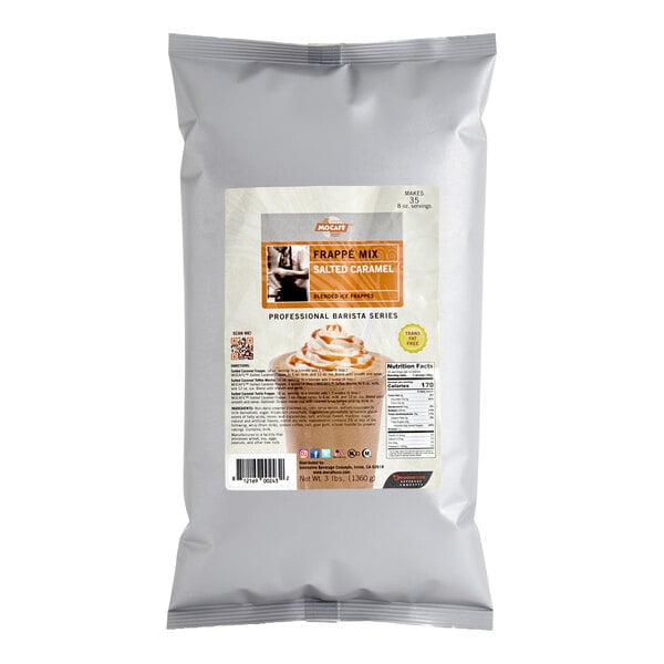 MOCAFE Salted Caramel Frappe Mix Powder 3 lb.