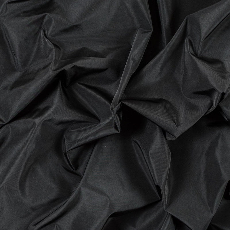 Black Wind Resistant Polyester with P/D Finishing - 75D*75D