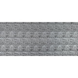 Metallic Silver and Moonbeam Abstract Brocade