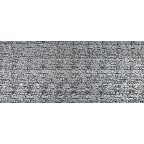 Metallic Silver and Moonbeam Abstract Brocade