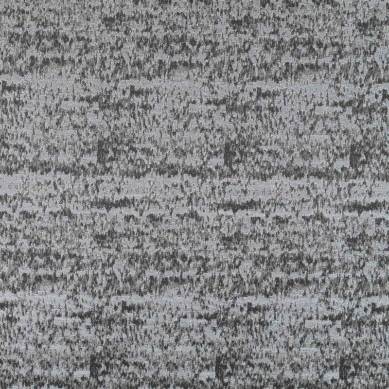 Metallic Silver and Moonbeam Abstract Brocade