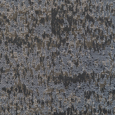 Metallic Gray and Wood Ash Abstract Brocade