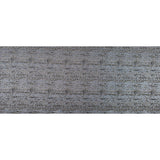Metallic Gray and Wood Ash Abstract Brocade