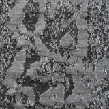 Metallic Silver Abstract Brocade
