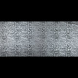 Metallic Silver Abstract Brocade