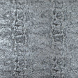 Metallic Silver Abstract Brocade