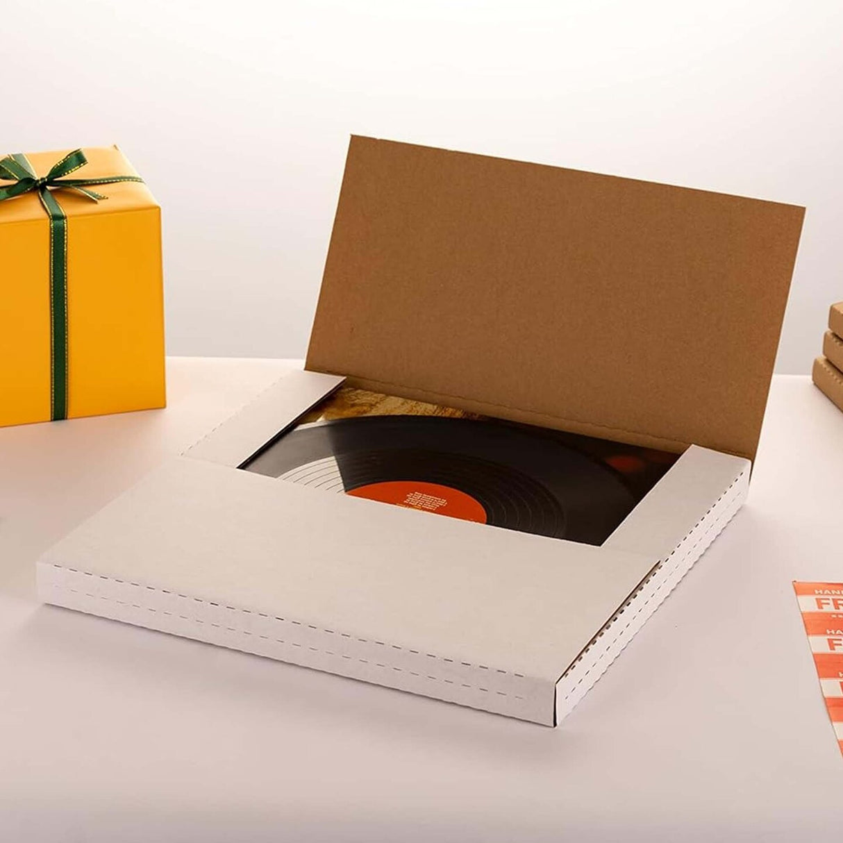 Versatile Shipping & Packing Boxes 12'', x 9 1/2" x 1/2 - 2" Adjustable Safe Transport