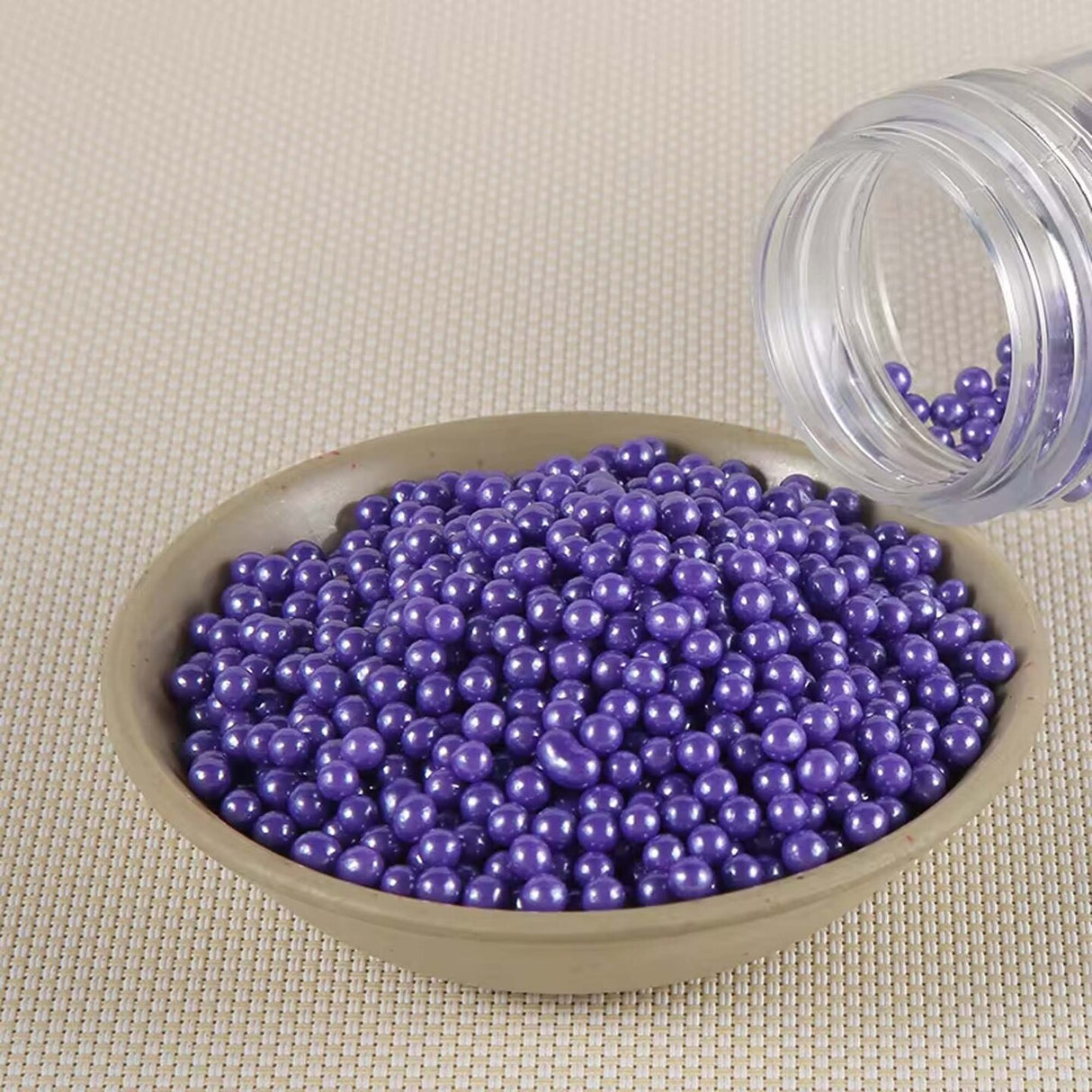 Krazy Sprinkles Purple Pearl 8mm Sprinkle Beads by Bakell