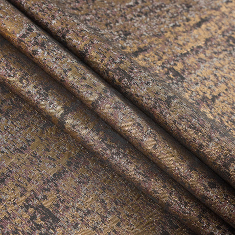 Metallic Gold and Pink Abstract Jacquard