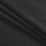 Italian Black Blended Rayon Crepe