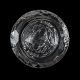 Clear Faceted Plastic Shank Back Button - 45L/29mm