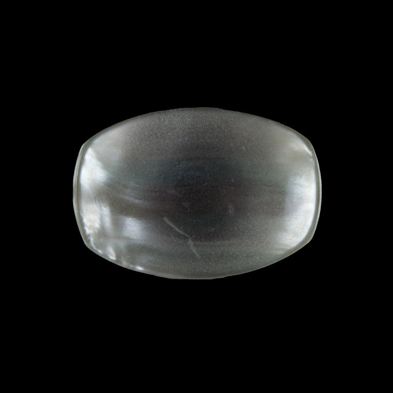 Gray Iridescent Plastic Button - 40L/25.5mm