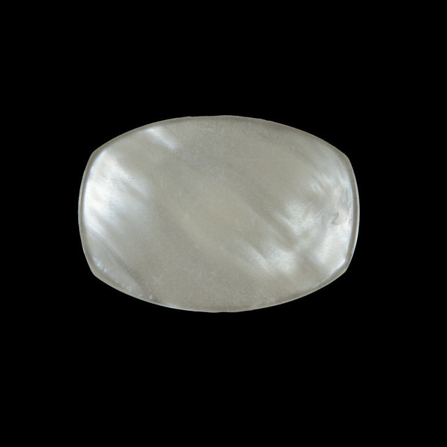 Ivory Iridescent Plastic Button - 40L/25.5mm