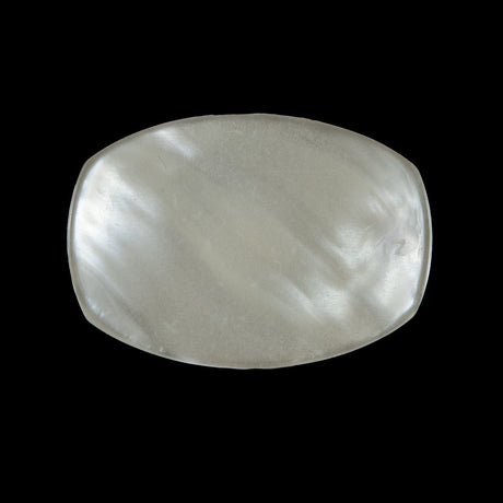 Ivory Iridescent Plastic Button - 44L/28mm