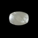 Ivory Iridescent Plastic Button - 36L/23mm