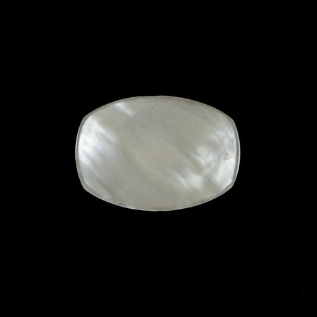 Ivory Iridescent Plastic Button - 36L/23mm