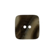 Olive Gray Square Two-Hole Plastic Button - 33L/21mm