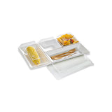 Packnwood Clear Recyclable Lid for 210ECOD4028, 15.7" x 10.7" x 1.77" H, Case of 25
