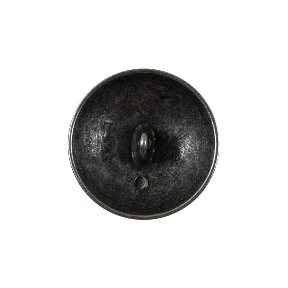 Silver Coat of Arms Crest Metal Button - 36L/23mm