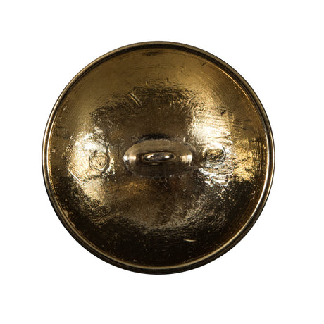 Gold Double Lion Crest Metal Shank Back Button - 44L/28mm