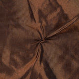 Rust and Black Iridescent Pintucked Taffeta