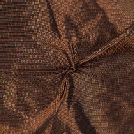 Rust and Black Iridescent Pintucked Taffeta