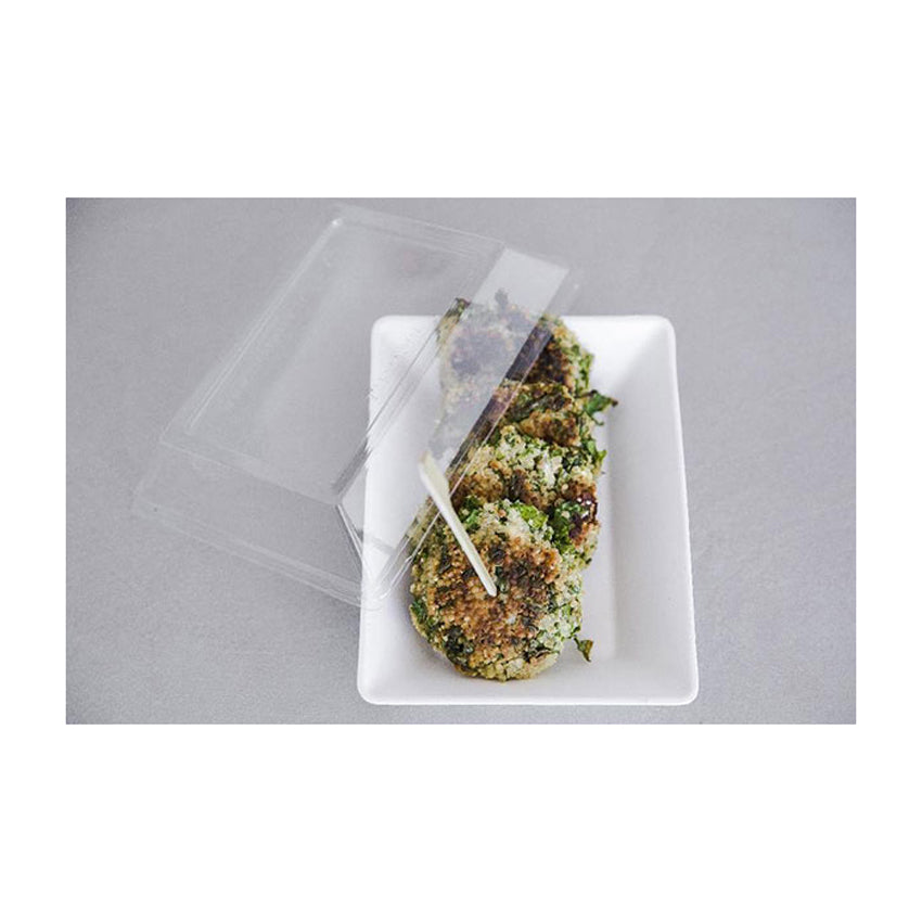 Packnwood Clear Recyclable Lid for 210ECOD4028, 15.7" x 10.7" x 1.77" H, Case of 25