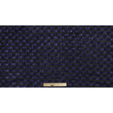 Meadow Violet and Black Striped Peek-a-Boo Polyester Woven