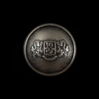 Silver Double Lion Crest Metal Button - 36L/23mm