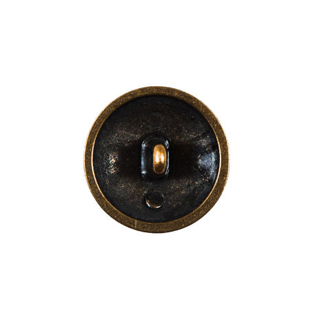 Antique Gold Coat of Arms Crest Metal Button - 35L/22mm
