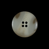 Ivory and Beige Horn Button - 36L/23mm
