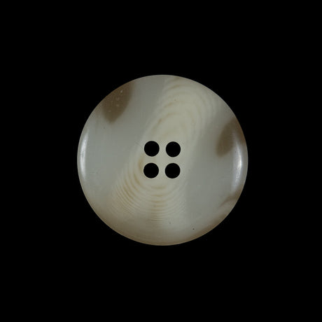 Ivory and Beige Horn Button - 36L/23mm