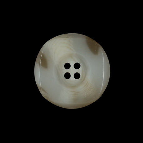 Ivory and Beige Horn Button - 36L/23mm