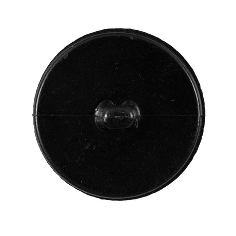 Black Knotted Plastic Button - 45L/29mm
