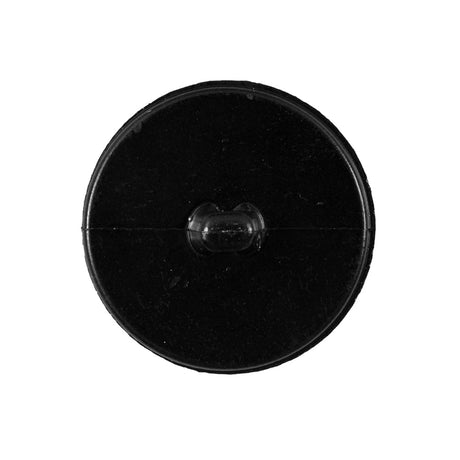 Black Knotted Plastic Button - 40L/25.5mm