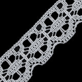 White Lace Crochet Trim - 1.25"