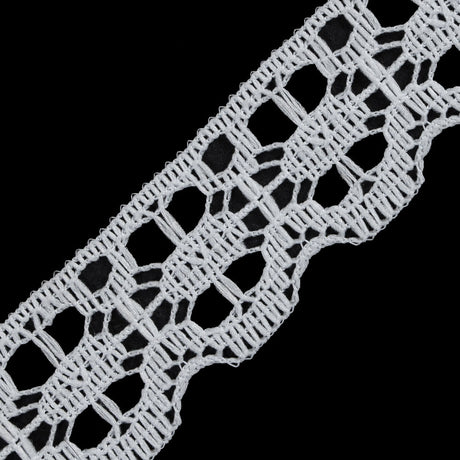 White Lace Crochet Trim - 1.25"