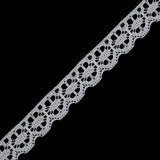 White Lace Crochet Trim - 1.25"