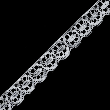 White Lace Crochet Trim - 1.25"