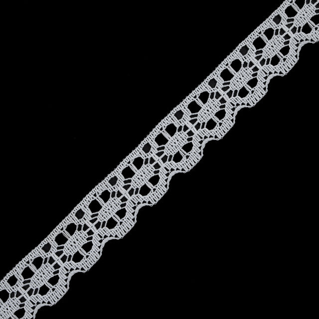 White Lace Crochet Trim - 1.25"
