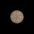 Ivory Cream Textured Floral Shank-Back Button - 24L/15mm
