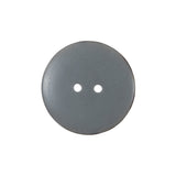 Gray 2-Hole Plastic Button - 36L/23mm