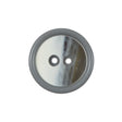 Gray 2-Hole Plastic Button - 36L/23mm