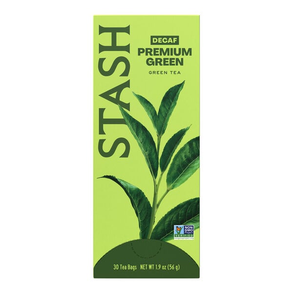 Stash Decaf Premium Green Tea Bags - 180/Case