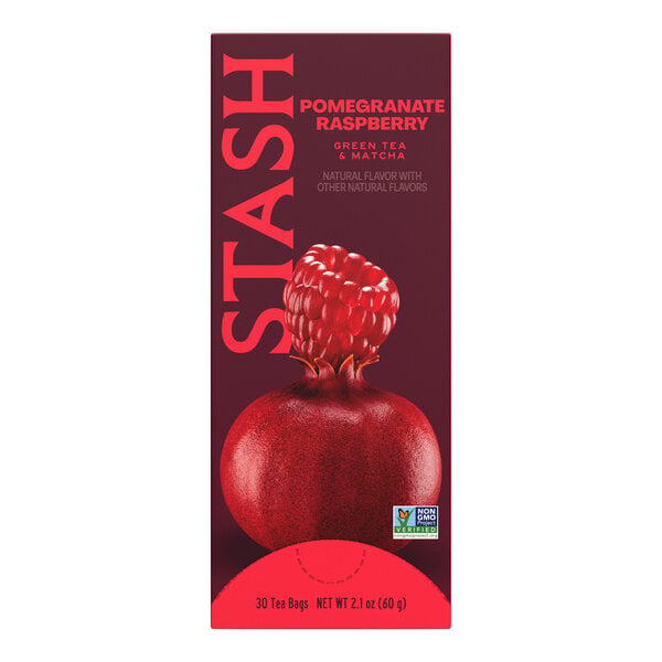 Stash Pomegranate Raspberry Green Tea Bags - 180/Case