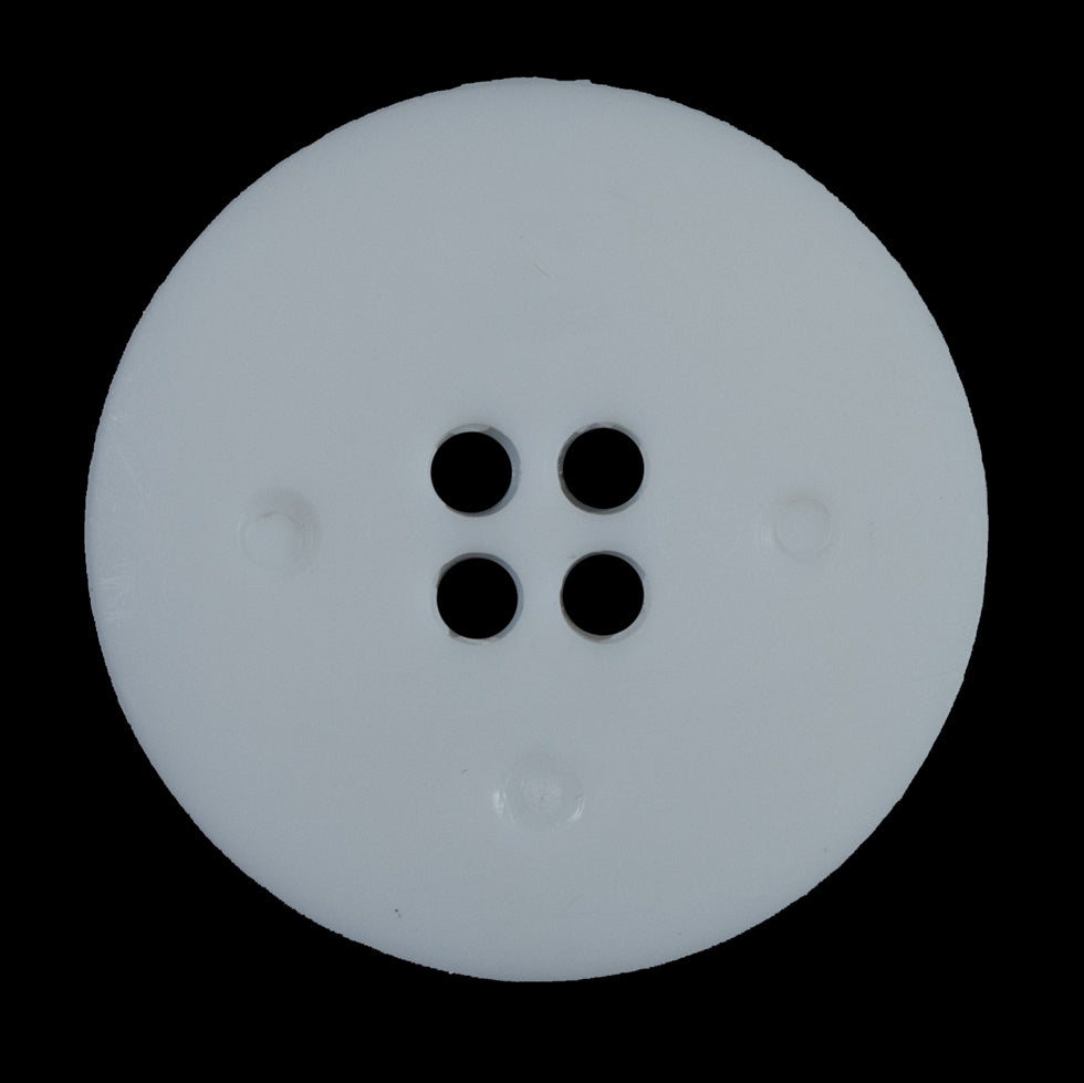 White Textured 4-Hole Button - 55L/35mm