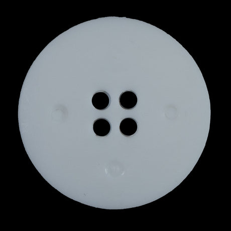 White Textured 4-Hole Button - 55L/35mm